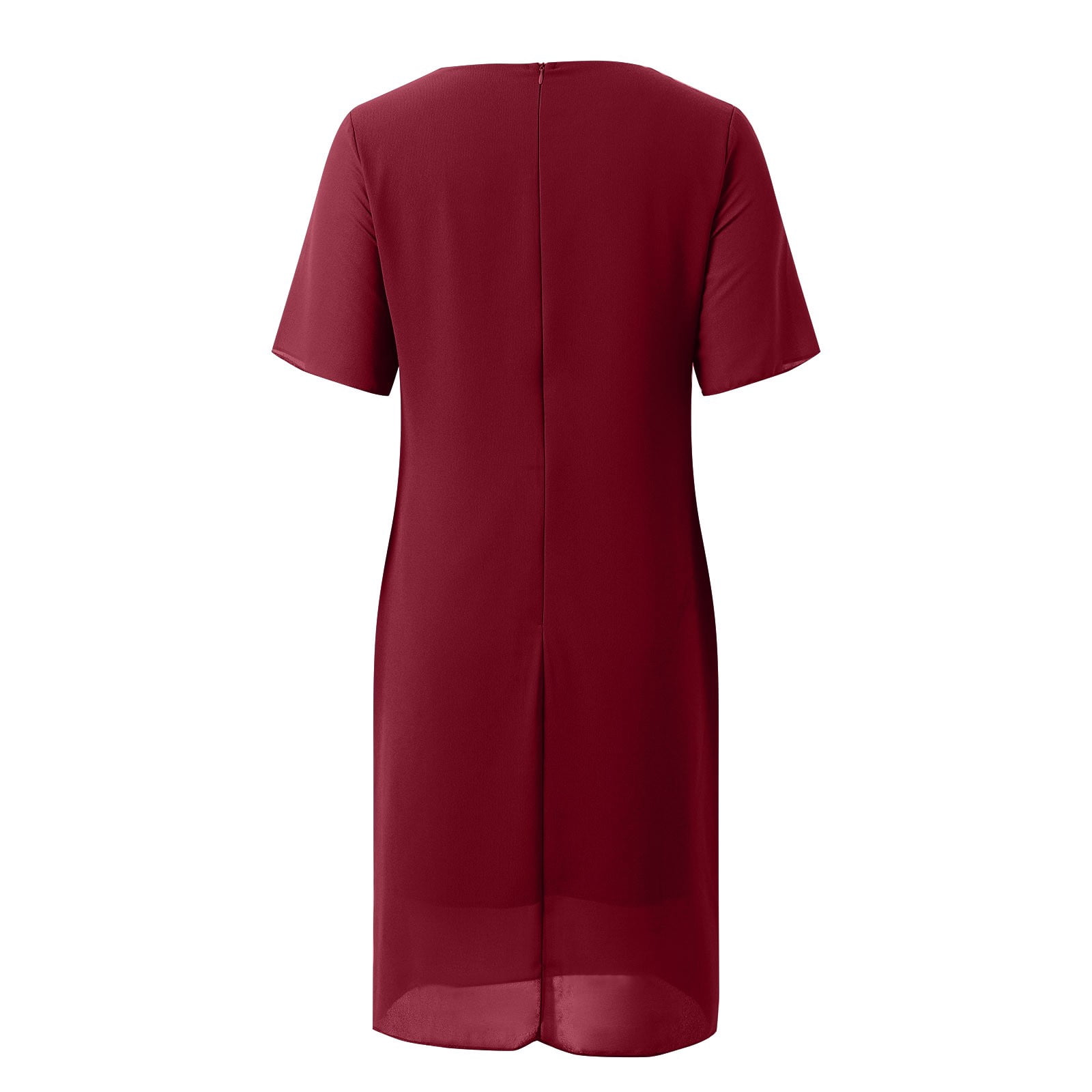 patchwork ruffle chiffon dress Elegant Ruffled V-Neck Chiffon Patchwork Maxi Dress
