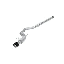 Mbrp Exhaust 3" Cat Back, Single Rear Exit, T304 With Cf Tips S48093CF