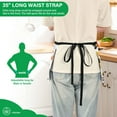 thumbnail image 3 of Yayeee Waist Apron with Pockets for Cooking Waterproof Half Server Aprons, Colorful Retro Floral, 3 of 7