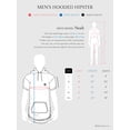 thumbnail image 6 of Ma Croix Mens Hipster Side Zipper Hoodie Round Hemline T Shirt, 6 of 6