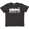 thumbnail image 3 of Inktastic Buffalo New York NY Cities Skyline Youth T-Shirt, 3 of 5