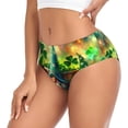 thumbnail image 2 of Fotbe St. Patrick's Day USA Flag Calzones Estampados para Mujer – Ropa Interior de Algodón, Cómoda, Suave y Elástica-XX-Large, 2 of 6