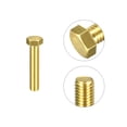 thumbnail image 4 of Unique Bargains Brass Hex Bolts, 1/2-13x2-1/2' 1 Pack Fully Thread Grade 4.8 Machine Screws, 4 of 4