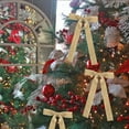 thumbnail image 5 of 12 Pcs Christmas Velvet Wreath Bows, 5Inchx 7 Inch Vintage Velvet Ribbon Rustic Crafts Gift Bows for Indoor Outdoor Wreaths Garland Holiday Xmas Tree Wrapping Crafts, 5 of 7