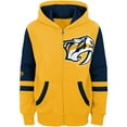 thumbnail image 2 of Preschool  Gold Nashville Predators Face Off Full Zip Hoodie, 2 of 3