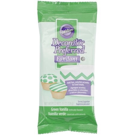 (3 Pack) Wilton Decorator Preferred Fondant, Green,