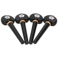 thumbnail image 2 of Cello Tuning Peg, Cello Pegs, Ebony Wood Cello Pegs, Ebony Wood + White Shell Musical Instruments Accessories, For Musical Instrument Cello Beginner Performer, 2 of 8