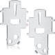 thumbnail image 1 of 2 Piezas Llave de Placa de Cubierta Placa de Llave de Combustible Llave de Herramienta de Cubierta Llave de Gas de Barco de Acero Inoxidable Herramienta para Gas Combustible Agua Residuos Accesorio, 1 of 8