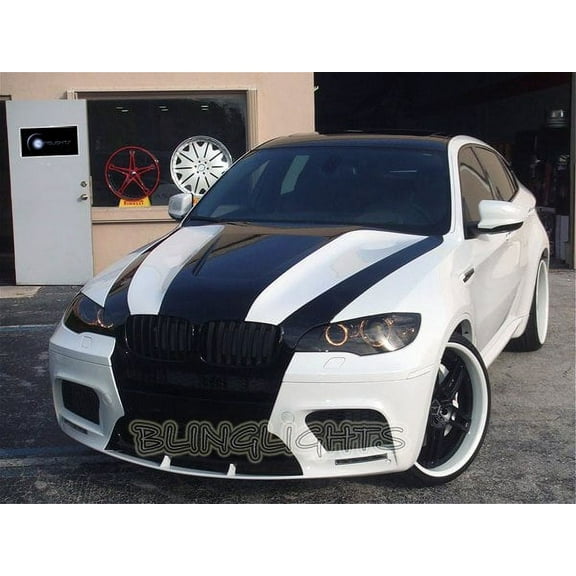 For 2008 2009 2010 2011 2012 BMW X6 e71 e72 Tinted Film Headlamps Headlights Head Lamps Lights Overlays