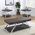 thumbnail image 1 of Steve Silver Roma Ensemble de Table Occasionnel 3 Pcs en Bois Gris Foncé et Stratifié, 1 of 10