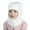 White-1, variant on Baby Girls Boys Winter Hat Thick Scarf Lined Winter Hat Earflap Hats Beanie Cap Balaclava with Neck Warmer for New Years Gifts