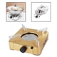 thumbnail image 5 of Mini estufa de alcohol, equipo de cocina compacto, horno, quemador de alcohol para exteriores Dorado champagne, 5 of 8