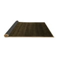 thumbnail image 2 of Ahgly Company Indoor Square Abstract Brown Contemporary Area Rugs, 6' Square, 2 of 4