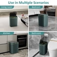 thumbnail image 4 of PrettyCare Garbage Bins,Automatic Sensor with Lid 2 Pcs,14L Touchless Trash Cans for Bathroom, Kitchen, Bedroom, Office GW01 Green, 4 of 10