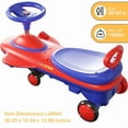 thumbnail image 2 of Datingday 12V Kids Electric Ride On Car，2 In 1 Swing Car With LED Wheels & Music, Ages 3-8, Perfect Gift For Kids,Red, 2 of 5