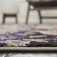 thumbnail image 4 of Unique Loom Indoor Round Southwestern Modern Area Rugs Blue/Red/Gray, 6' 0 x 6' 0 Round, 4 of 8