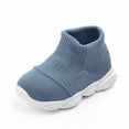 thumbnail image 1 of B91xZ Chaussures de Marche en Toile pour Bébé, Bleu 5.5, 1 of 5