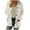 White womens coat, variant on Usmixi Womens Plush Coat Fluffy Sherpa Coats for Women Button Down Open Fuzzy Fleece Sweatshirt Jacket Long Sleeve Casual Solid Outerwear with Pocket Winter Plush Coat