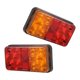 thumbnail image 3 of 2Pcs 12V 10LED Waterproof Truck Trailer Truck Tail Light Car Turn Signal Brake Rear Stop Lamp Boat R, 3 of 5