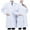 White, variant on BYHONG Plus Size Coats for Women Lab Coat for Men and Women Long Sleeve White Lab Coat for Students Doctors and Beauty Versatile Laboratory Workwear White XXXL