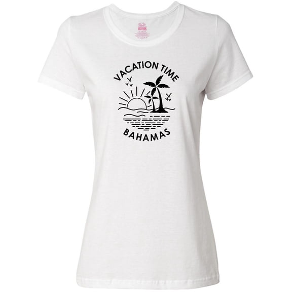 Inktastic Vacation Time in Bahamas Women's T-Shirt