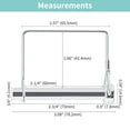 thumbnail image 2 of LAICAIW Coupler Pin, Safety Coupler Pin, Shaft Locking Pin, Trailer Pin, Wire Lock Pin, Square Shape Locking Pins for Trailer (10 PCS 9.21mm x 70mm), 2 of 7