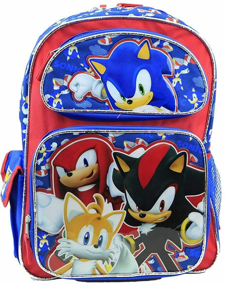 sonic the hedgehog backpack and lunchbox