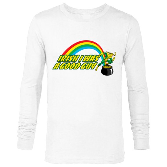 Marvel Loki Irish I Was A Good Guy St. Patrick’s Day - Long Sleeve T-Shirt for Men - Customized-White