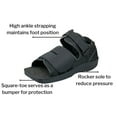 thumbnail image 2 of McKesson Post-Op Shoe, Contact Closure Straps, Black, Size Small, 1 Ct, 2 of 9