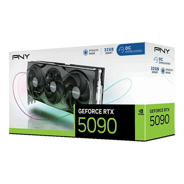 ぅぃ PNY NVIDIA GeForce RTX™ 5090 OC Triple Fan, Graphics Card 32GB