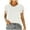 White, variant on Women Tops Crew Neck Tees for Women Womens Short Sleeve Tops Womens Clothing