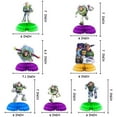 thumbnail image 4 of Buzz Lightyear Party Supplies Table Toppers Honeycomb Centerpieces Cake Toppers Decorations for Birthday, 4 of 7
