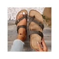 thumbnail image 6 of Women's Comfortable Summer Beach Sandals With Cork Footbed Adjustable Buckle, 6 of 6