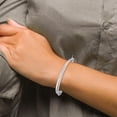 thumbnail image 4 of 925 Sterling Silver Bangle Bracelet Slip On, 4 of 8