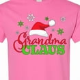 thumbnail image 4 of Inktastic Grandma Claus with Christmas Santa Hat and Snowflakes T-Shirt, 4 of 5