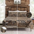 thumbnail image 2 of VISI-ONE RealTree Max-5 Queen Camo 4 Piece Sheet Set – Lightweight, Cooling, Wrinkle-Free Microfiber 13" Deep Pocket Sheets, Unisex Rustic Western Farmhouse Style Made to Complement all Living Spaces, 2 of 7