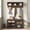Brown, variant on Finmind Entryway Coat Racks with Shoe Storage Bench, Industrial Hall Tree with 3 Storage Cubbies and 7 Hooks for Entrance, Hallway, 5-in-1 Design, Rustic Brown