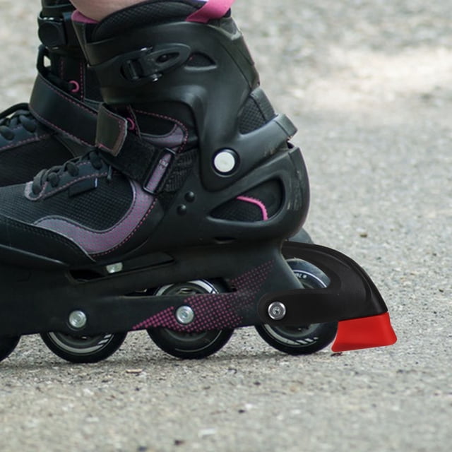 Luxshiny Pièces de Rechange pour Patins à Roulettes Freins Pads Caoutchouc Doux Absorption des Chocs 1Ensemble