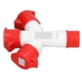 thumbnail image 3 of 3-Way Splitter Industrial Socket, Power Socket Waterproof IP44 Electrical Connector Socket 16A Outlet, 3 of 7