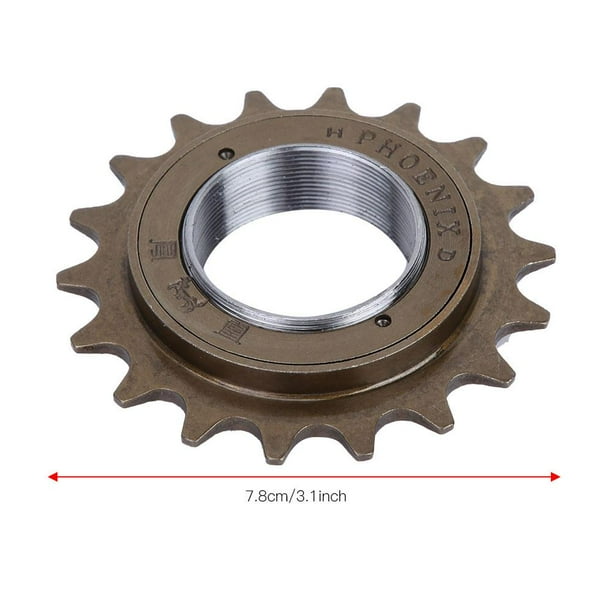Rdeghly Pignon de Chaine de Velo Cassette de Velo 18 Dents Velo Roue Libre Chaine Pignon une Vitesse Velo Accessoire de Remplacement Walmart