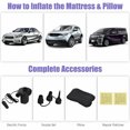 thumbnail image 6 of Topcobe Inflatable Backseat Flocking Mattress Car SUV Travel with Pump, Inflating Sleeping Cot for Camping, 6 of 11