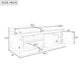 thumbnail image 2 of Historyli Go5H Multifunctional Storage Bench With 4 Doors Adjustable Shelves Shoe Bench With Removable Cushion Entryway Ottoman Sitting Bench For Living Room, Entryway, Bedroom, 2 of 9