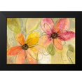 thumbnail image 2 of Vassileva, Silvia 14x11 Black Modern Framed Museum Art Print Titled - Neon Floral v2, 2 of 5