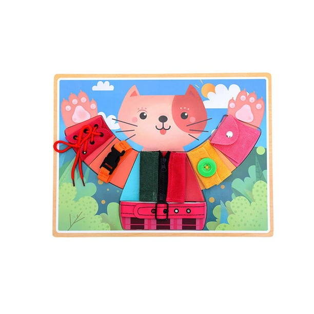 Juguete Educativo De Desarrollo De Inteligencia De Tablero Sensorial Educativo Esencial Para Niños Pequeños Noticed FN003353-02