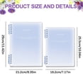 thumbnail image 3 of QWUIIOMJPY Hardcover Refillable Loose‑Leaf Notebook, Removable Divider Tabs Included, Customizable Journal For Household Project Business File Management, 3 of 6