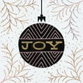 thumbnail image 2 of Mullan, Michael 26x26 White Modern Wood Framed Museum Art Print Titled - Jolly Holiday Ornaments Joy Metallic, 2 of 4
