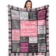 thumbnail image 1 of LHSHID Daughter Gifts Gifts for Daughter from Mom Daughter Birthday Gifts Idea Daughter Gift from Mom Dad Birthday Gifts for Daughter Adult Birthday Gifts Blanket for Daughter 50"x60", 1 of 6