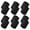 Black, variant on Toptie 12 Pcs Wrist Sweatbands, Cotton Terry Cloth Sports Wristbands for Working Out Basketball Football-Navy