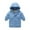 Blue, variant on Godderr Kids Toddler Winter down Jacket Cotton Coat Mid Long Overcoat Lightweight down Jacket Baby Thickened down Outerwear