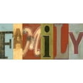 thumbnail image 2 of Vision Studio 24x13 White Modern Wood Framed Museum Art Print Titled - Family Panel, 2 of 4